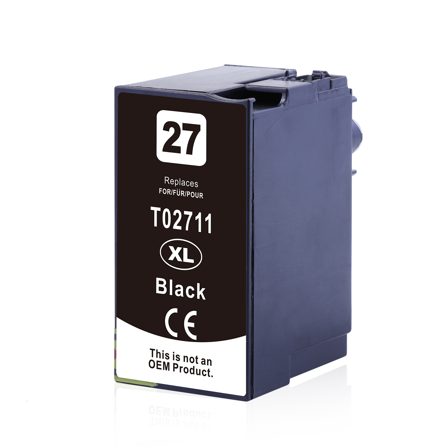 EuroCartridge Tintenpatrone ersetzt T2711 27XL schwarz