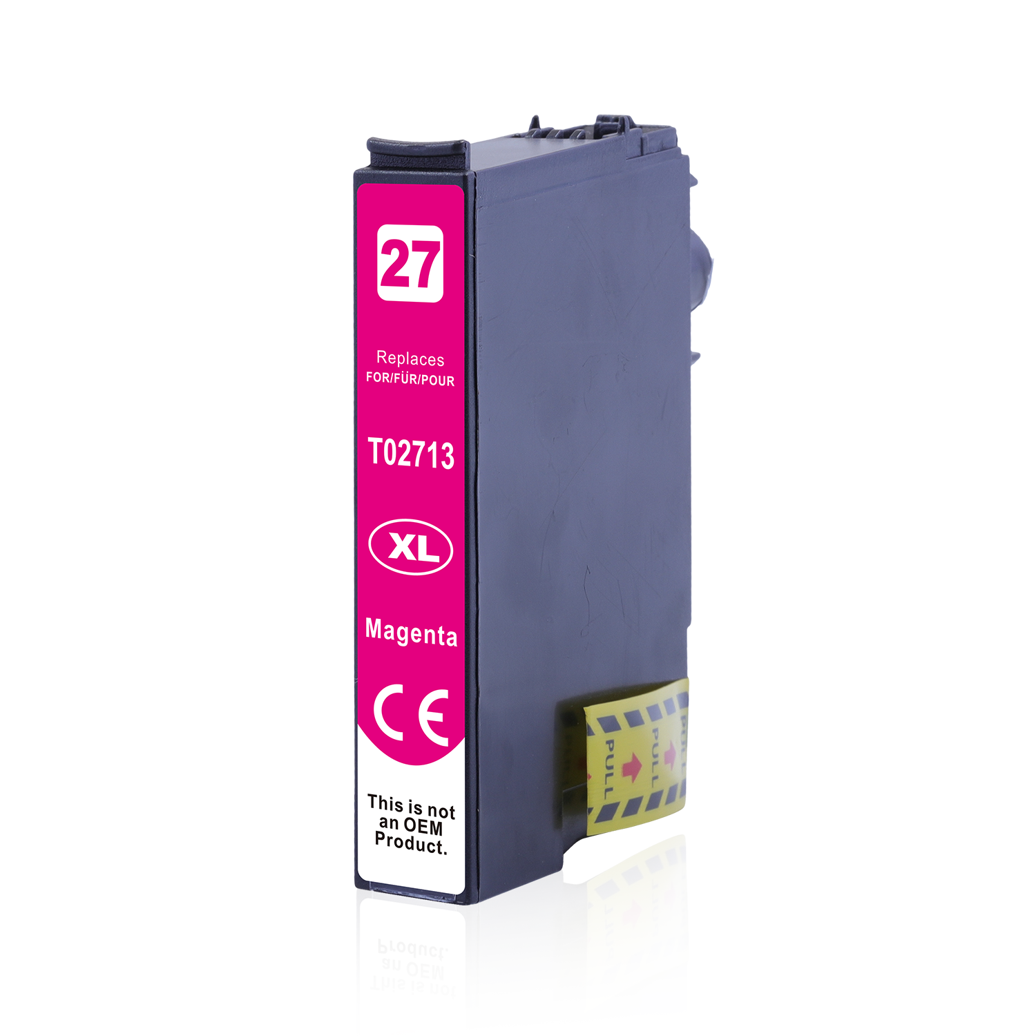 EuroCartridge Tintenpatrone ersetzt T2711 27XL magenta