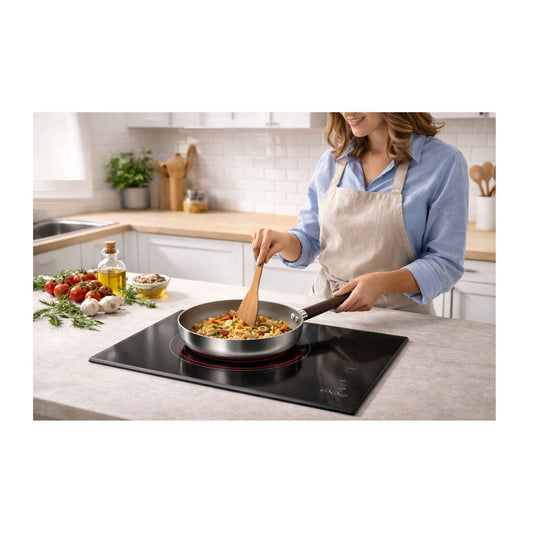 FFP28-Premium 28cm Bratpfanne Edelstahl Induktion Pfanne Antihaft