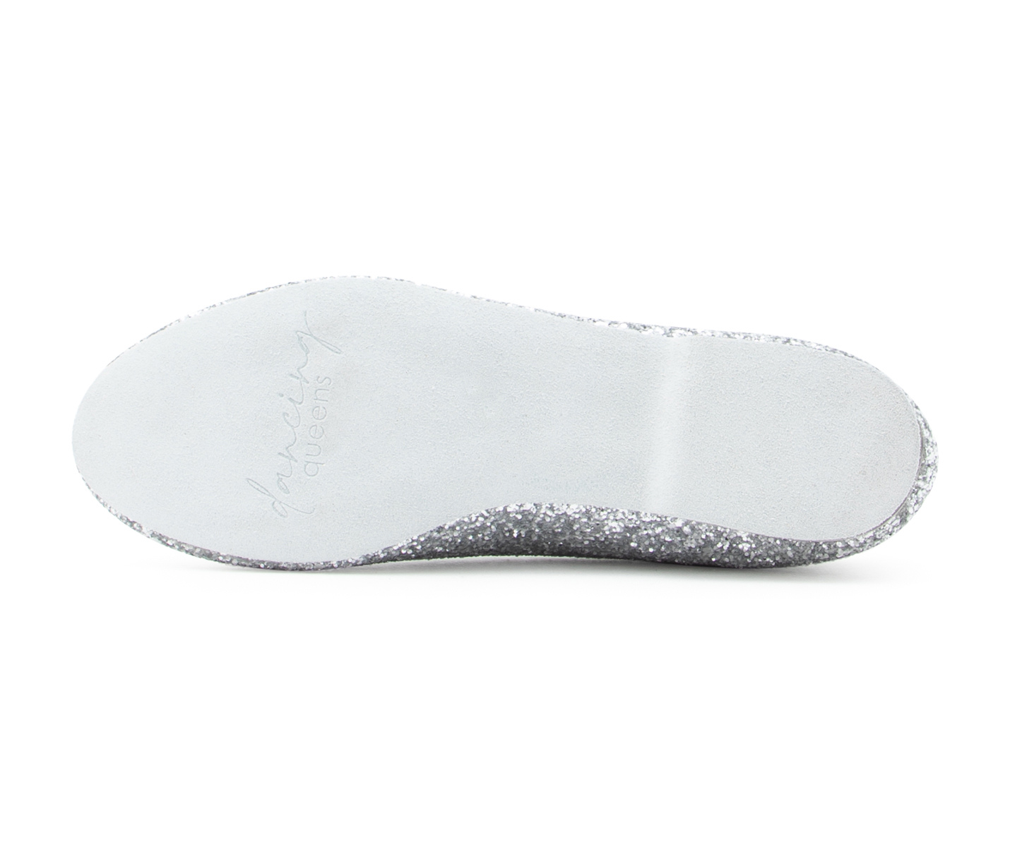 Flow Tanzschuhe in Silber Glitter