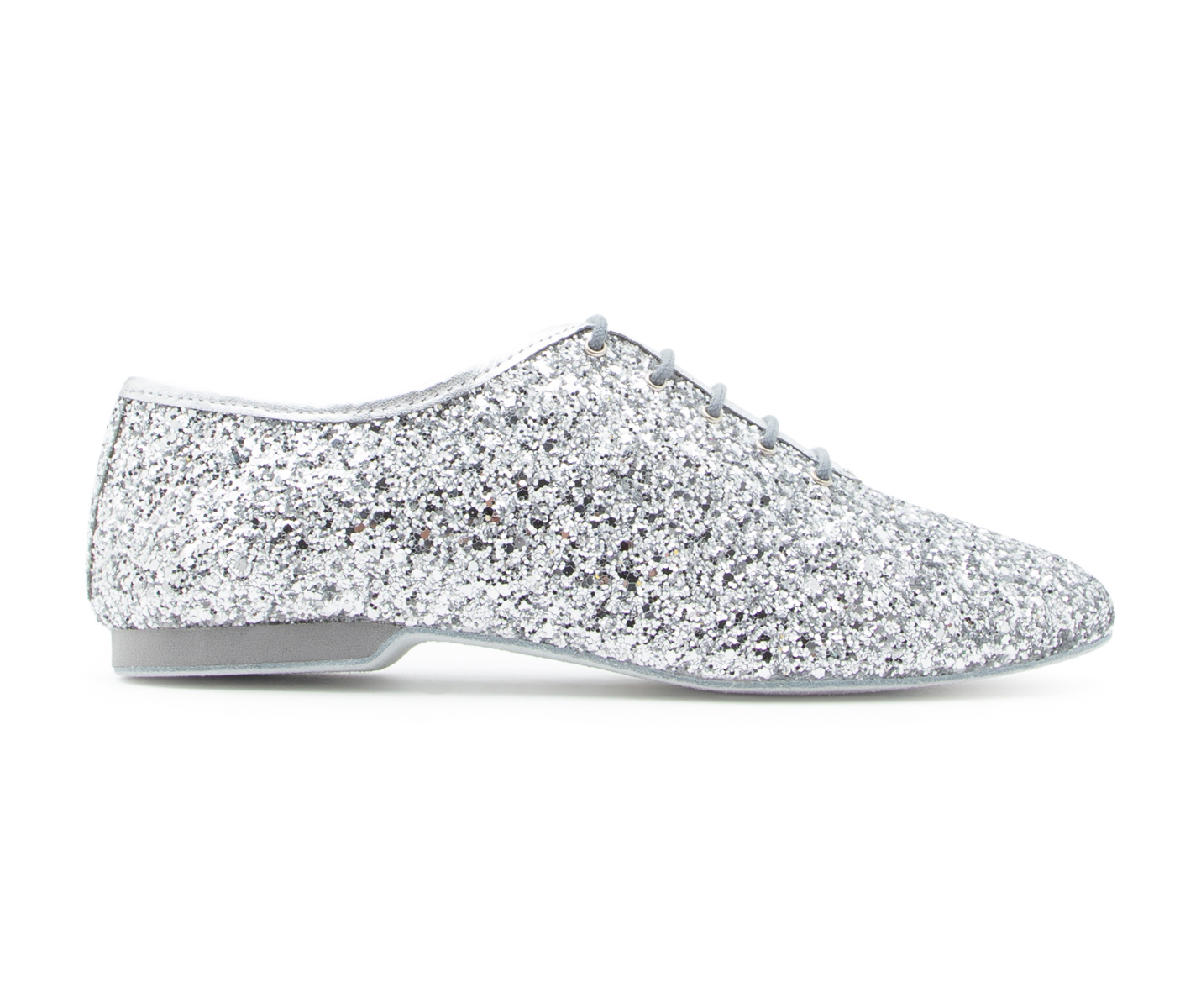 Flow Tanzschuhe in Silber Glitter