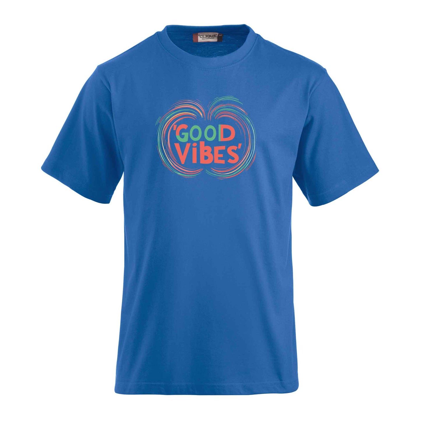 Good Vibes – Minimalistisches T-Shirt mit Positiver Botschaft