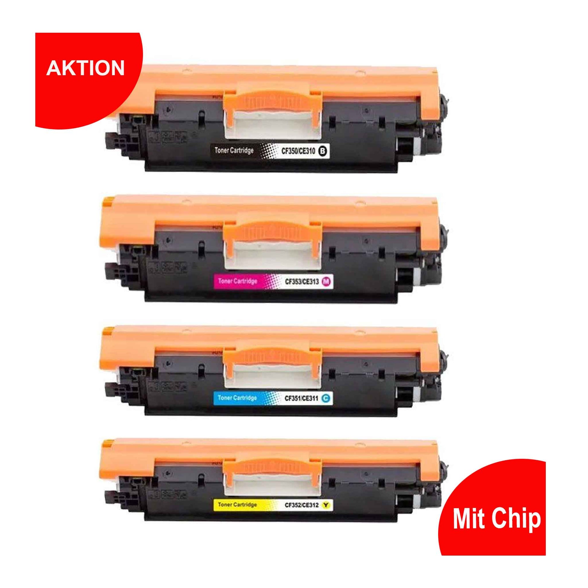 HP-130A CF-350A-CF-351A-CF-352A-CF-353A-kompatibler Toner