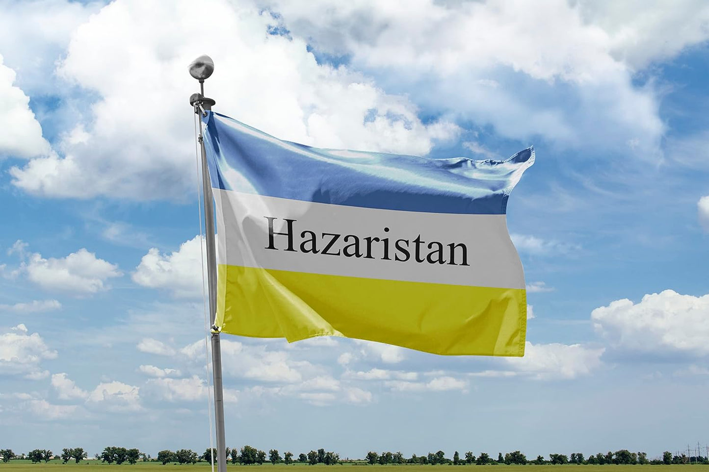 Hazaristan Flagge 90 x 150cm 100% Polyester Flagge Flaggen mit Messing-Ösen, HAZARISTAN FLAG