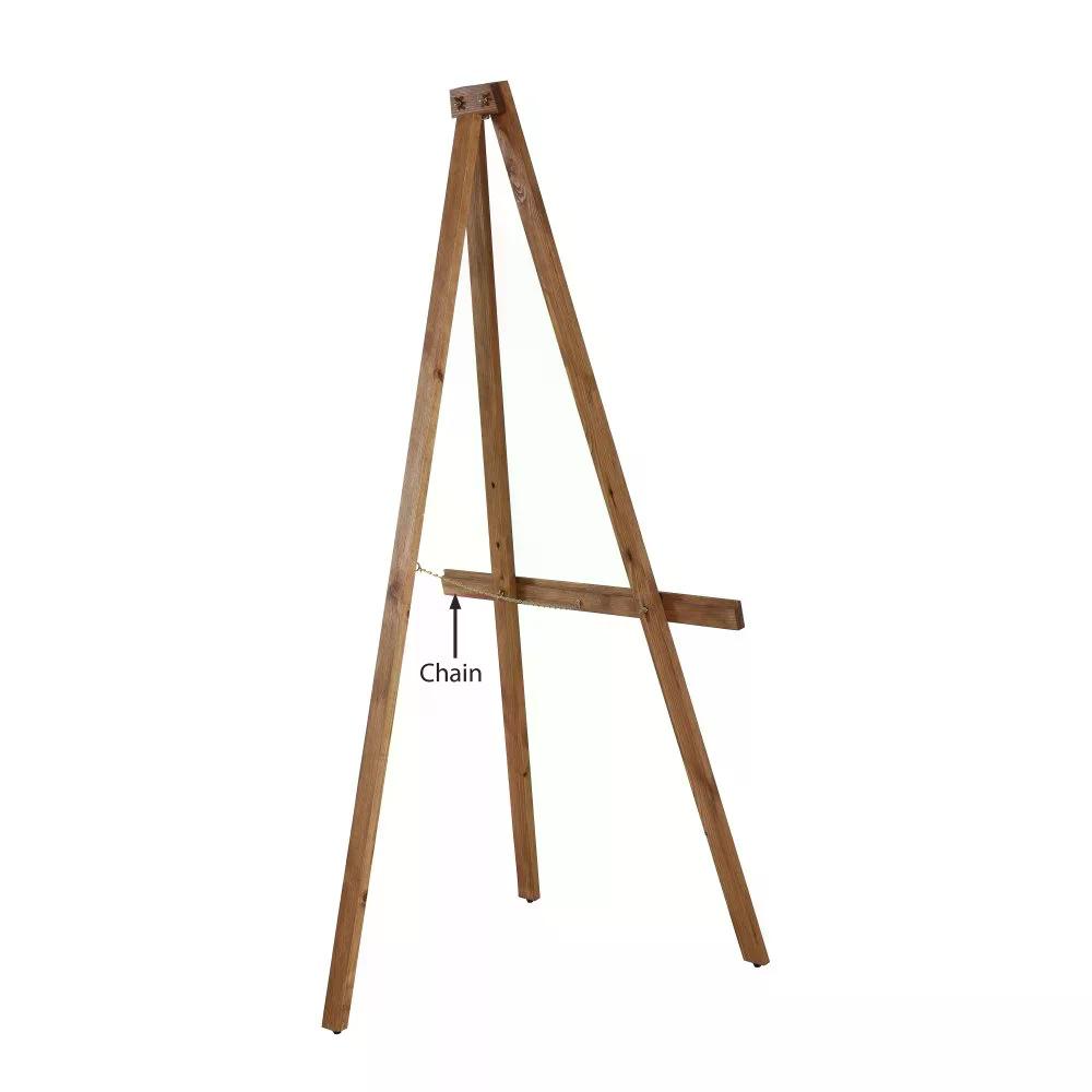 Holz Staffelei Basic, Dunkel, 160cm