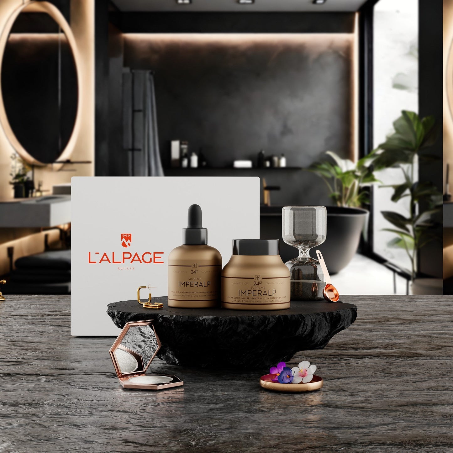 Coffret Cadeau Crème Caviar & Or + Sérum Caviar & Or Imperalp