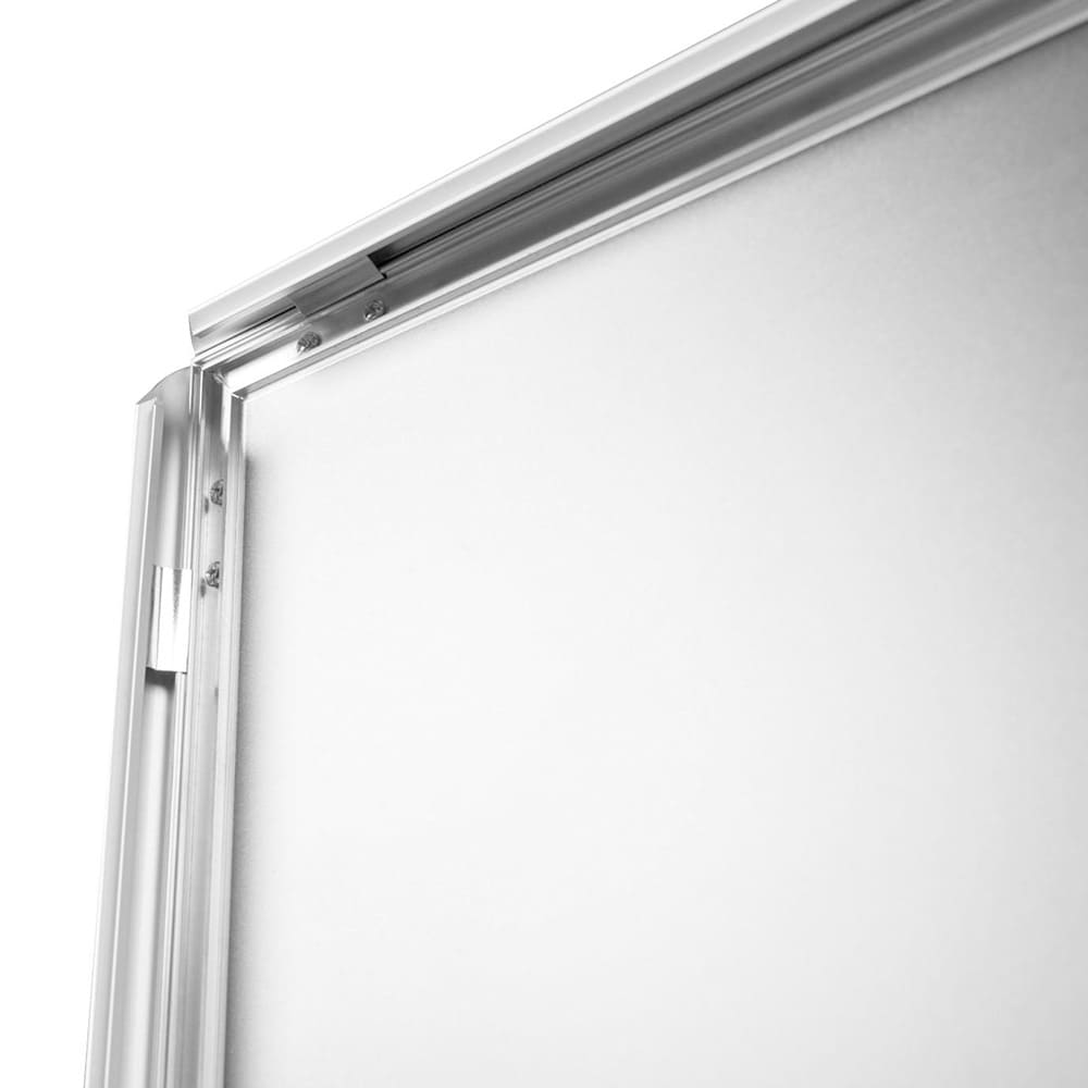 Kundenstopper Alu, Windbreaker DIN A1, Silber, Outdoor