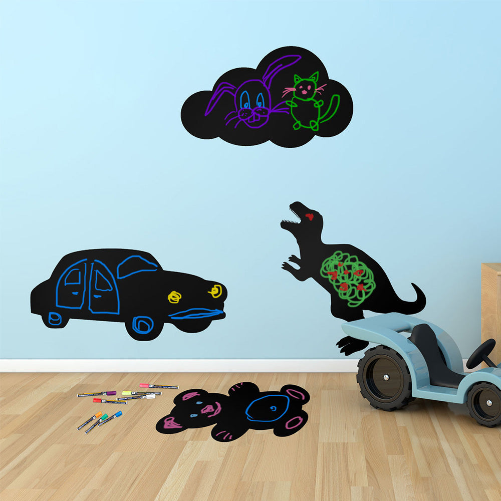 Securit® Wandkreidetafel Silhouette Wolke, 49x30cm