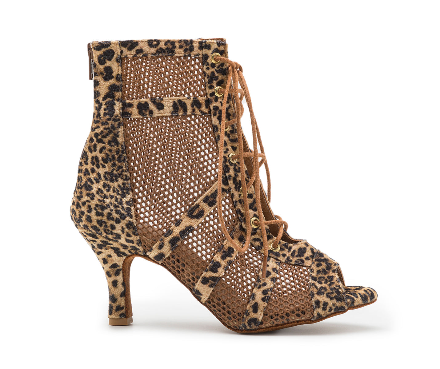 Magnet Aura Tanzschuhe in Leopard Wildleder