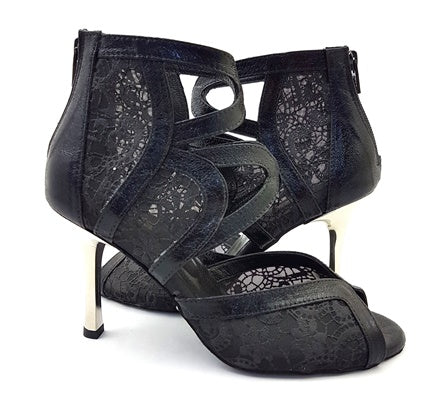 Lyra Tanzschuhe in Schwarz Leder