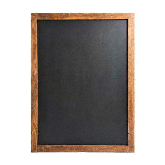 Wandkreidetafel Magnetisch 68x93cm, Holzrahmen Braun - B-Ware / Abverkauf