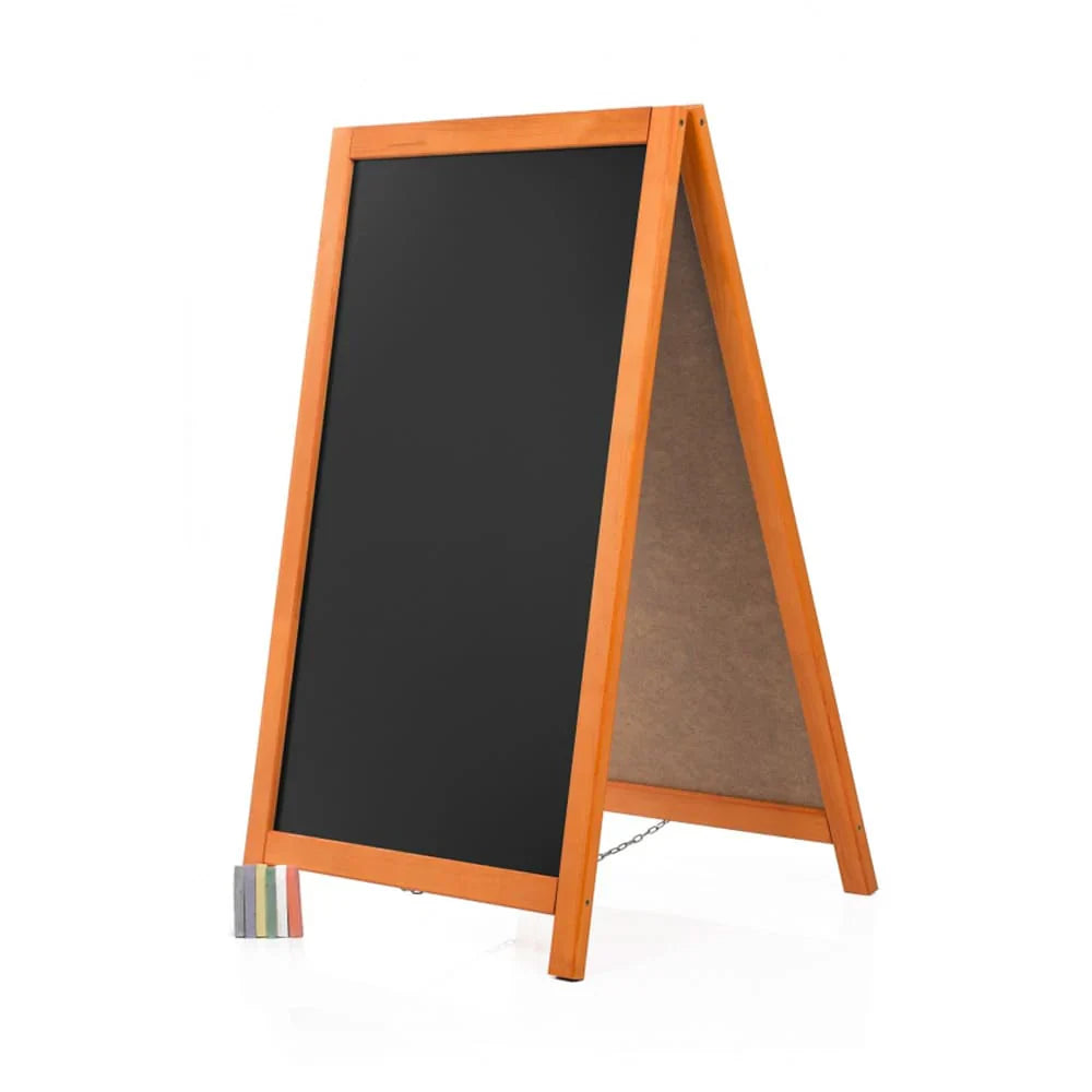Holz Kundenstopper 95x56cm, Indoor - B-Ware / Abverkauf / Einzelstücke