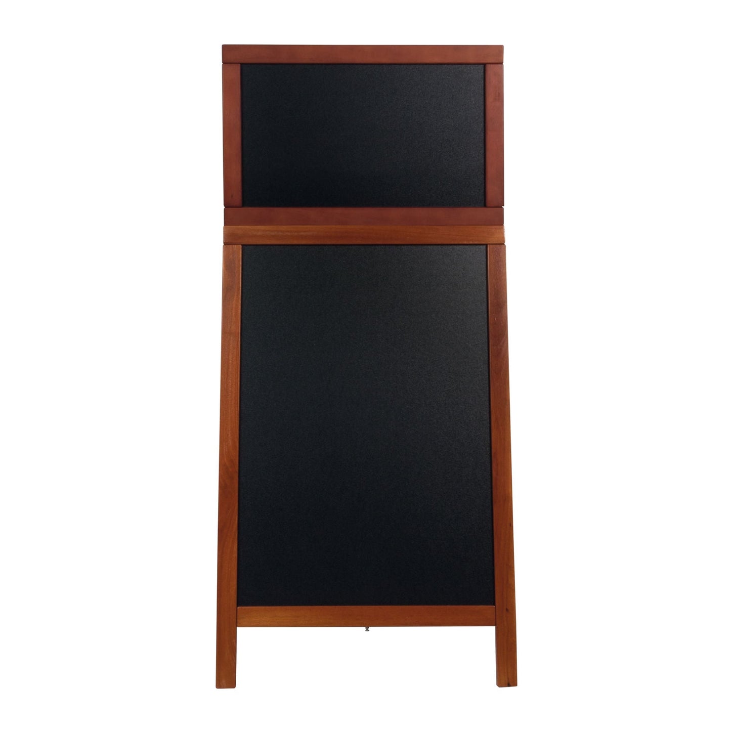 Securit® Holz Kundenstopper mit Topschild, 120x55cm, Mahagoni, Outdoor