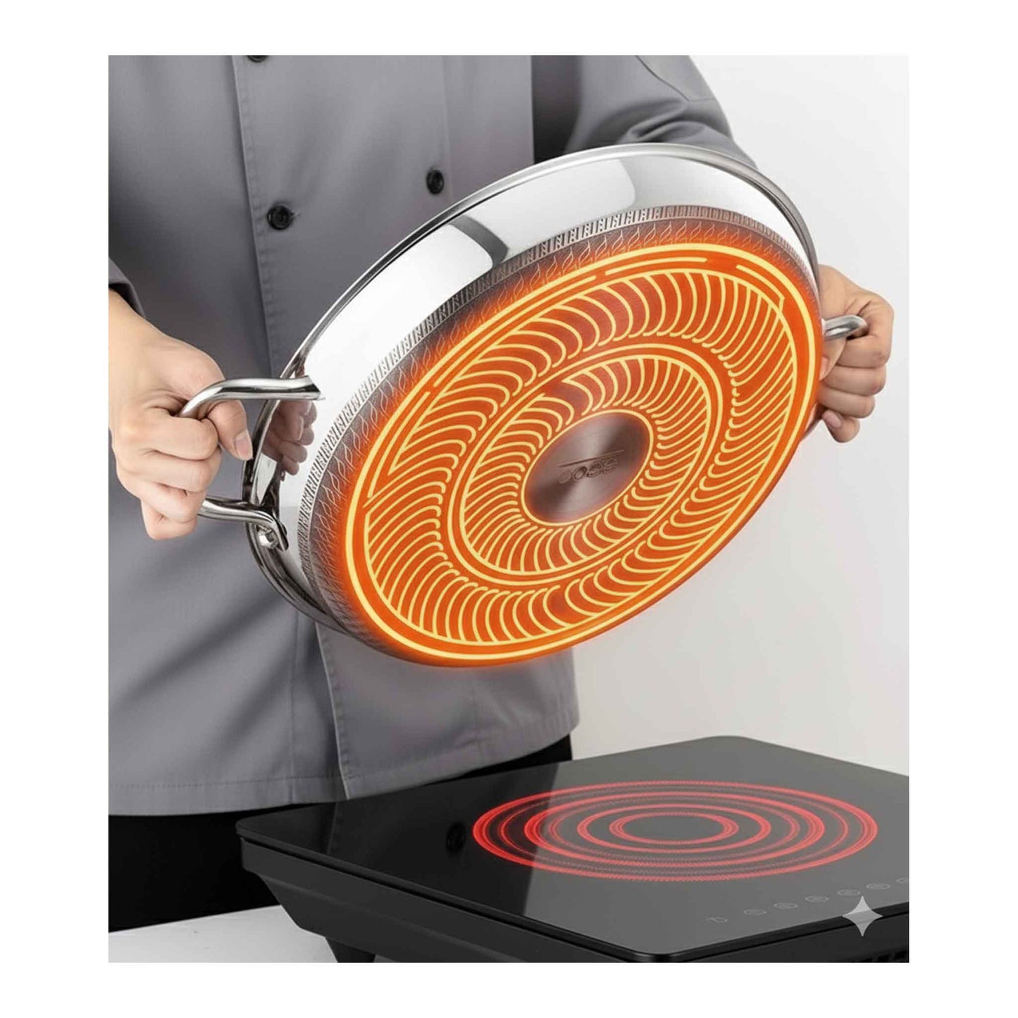 PW36 Kochtopf Steel Wok