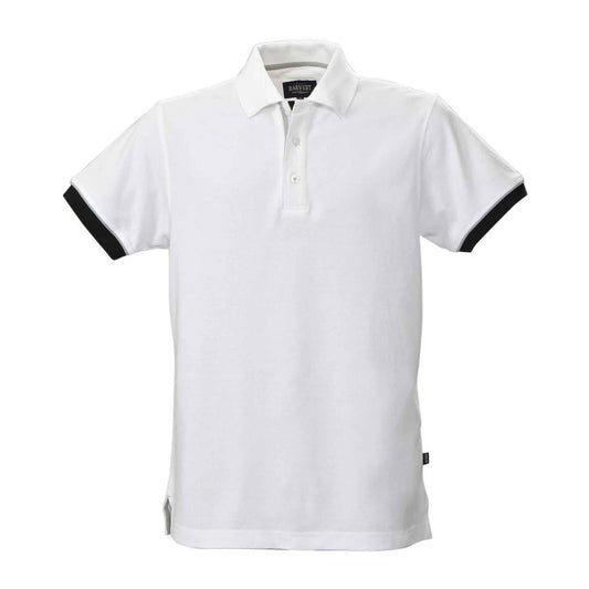 ANDERSON- Piqué-Poloshirt mit garngefärbten Kragen für Herren