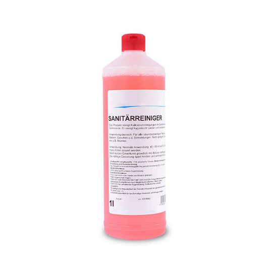 Sanitärreiniger, gegen Kalkverunreinigungen, Konzentrat, PH <2, 1 Liter