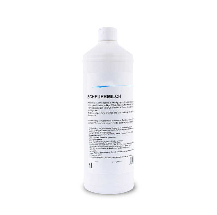 Scheuermilch, fettlösend, Ph 8-9, 1 Liter Flasche