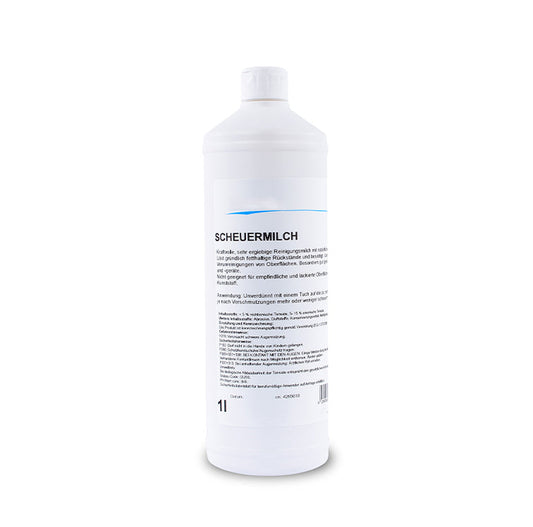 Scheuermilch, fettlösend, Ph 8-9, 1 Liter Flasche
