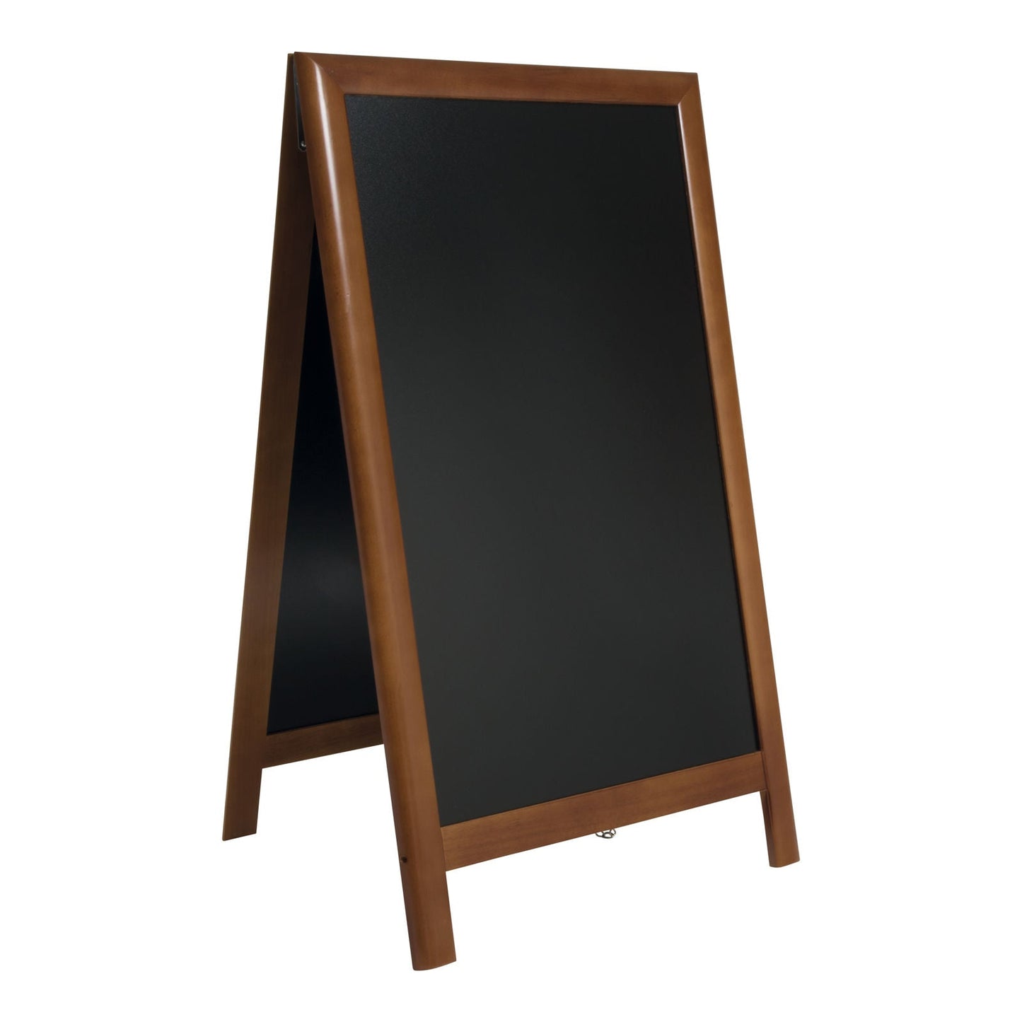 Securit® Holz Kundenstopper 125x70cm, Deluxe, Dunkelbraun, Outdoor