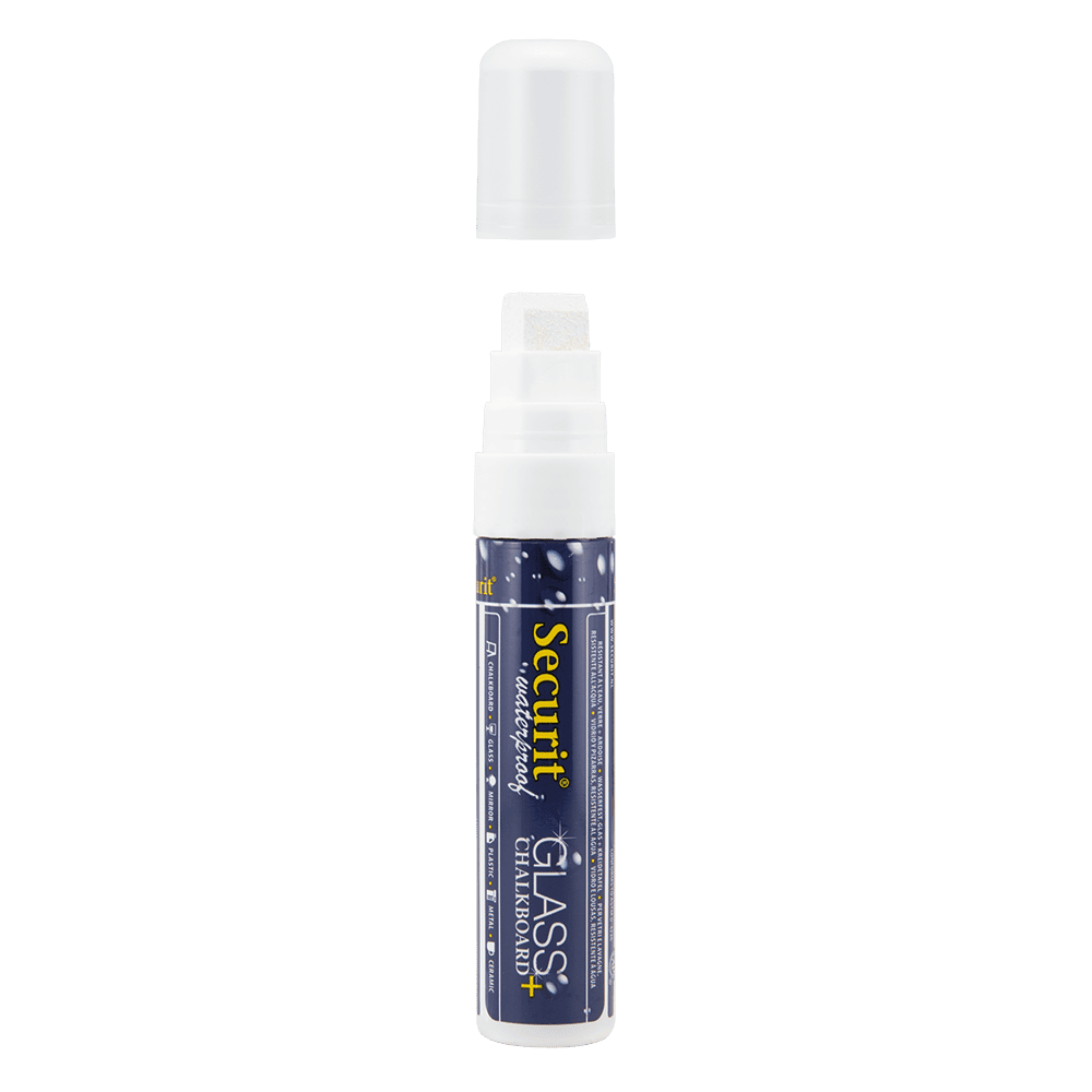 Securit® Kreidemarker wasserfest 7–15 mm – Einzeln, verschiedene Farben