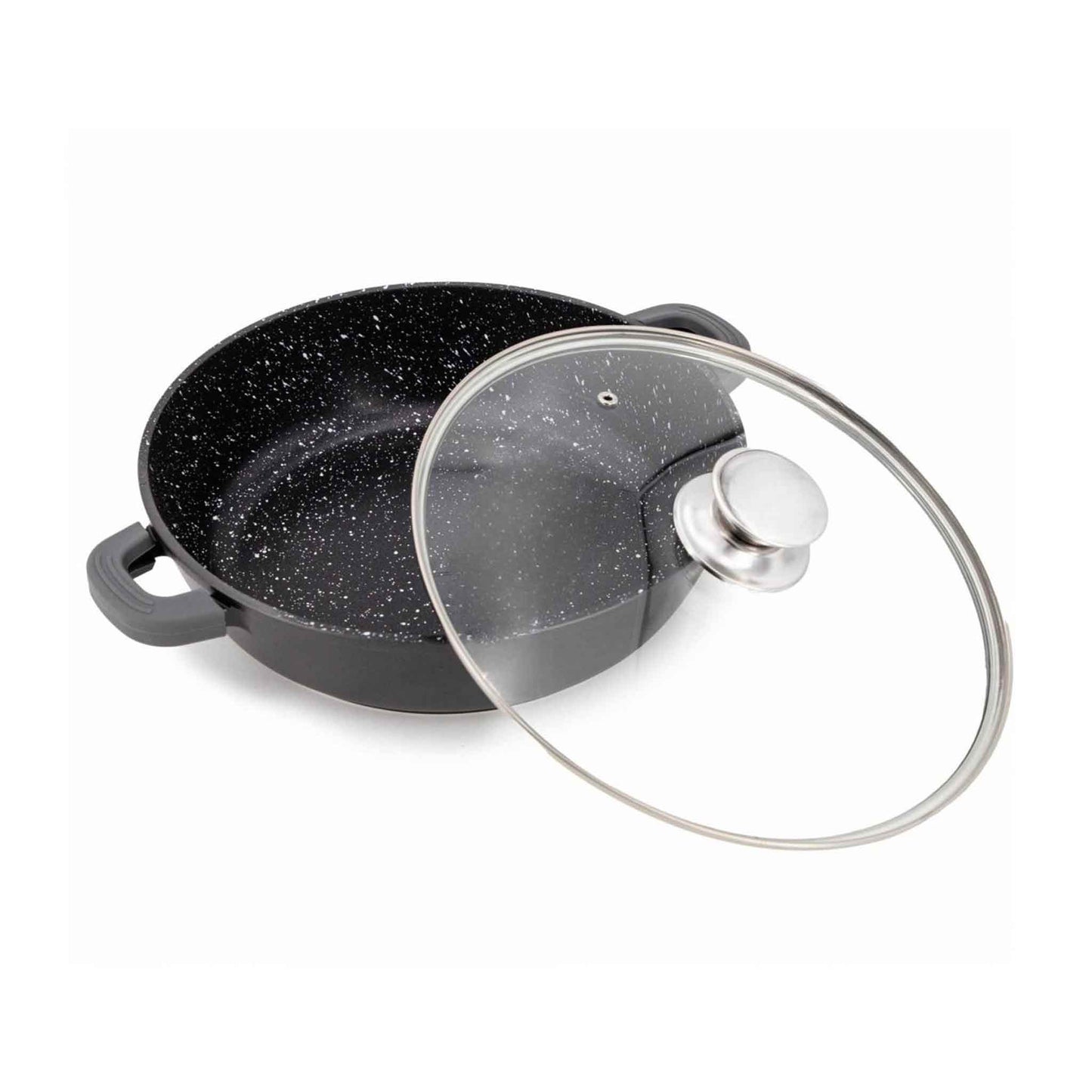 Servierpfanne Schmorpfanne Kochtopf Induktion Ø40cm Alu Guss Topf Pfanne