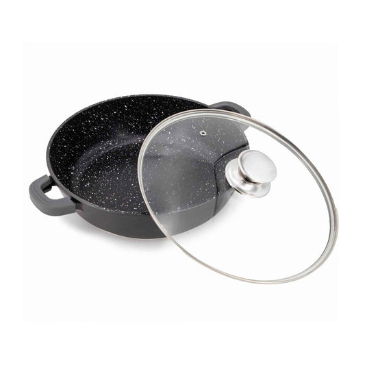 Servierpfanne Schmorpfanne Kochtopf Induktion Ø40cm Alu Guss Topf Pfanne