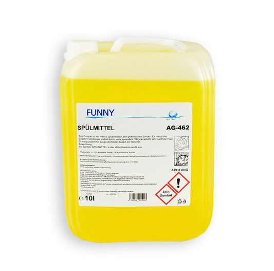Spülmittel, gelb, ph 6-7, 10 Liter