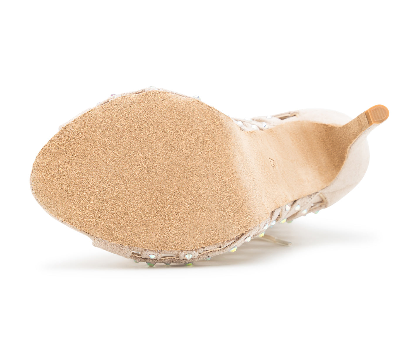 Magnet Glow Tanzschuhe in Beige Wildleder