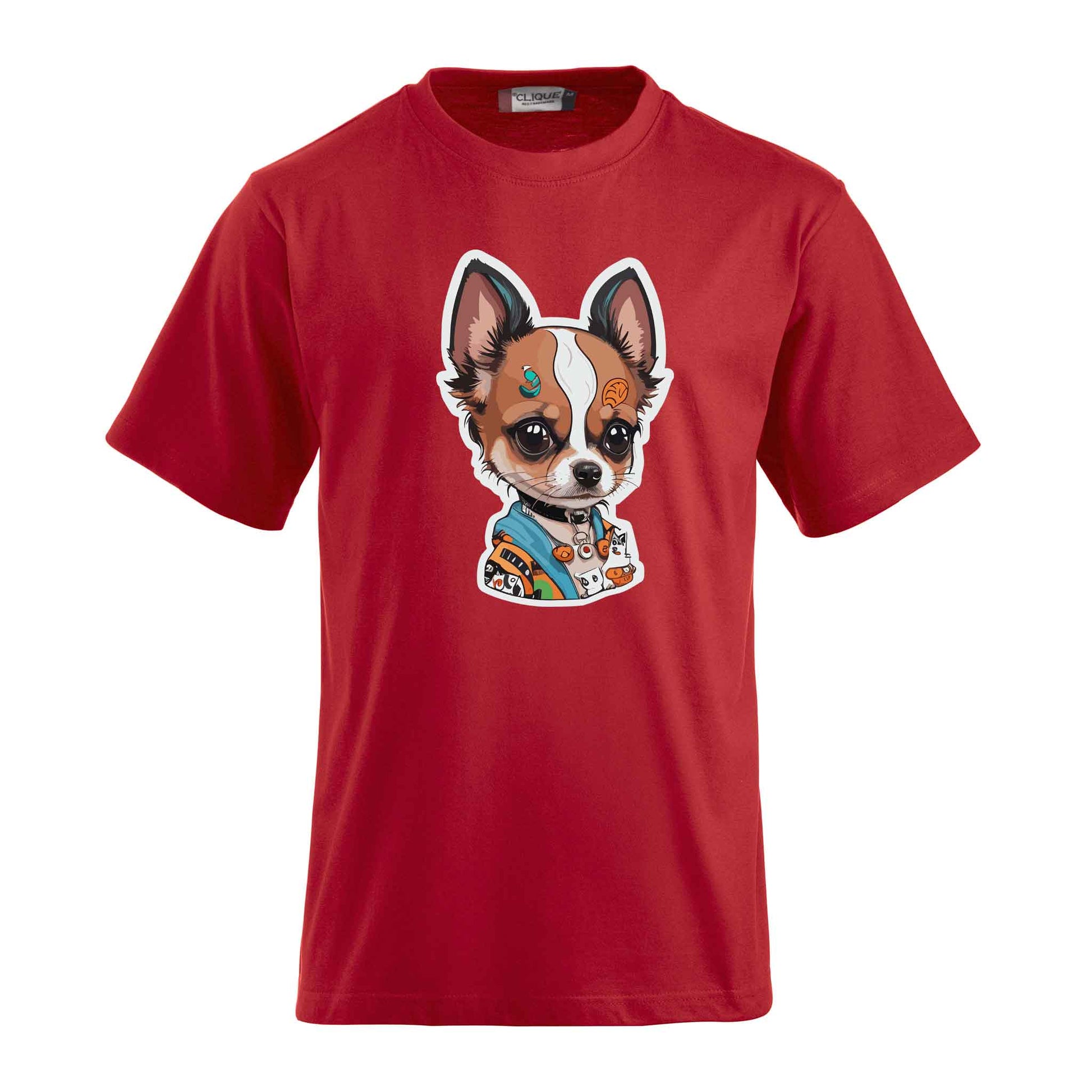 T-Shirt mit Design Nr17 – Hochwertiger Druck, kleiner Hund, ideal für Tierfreunde