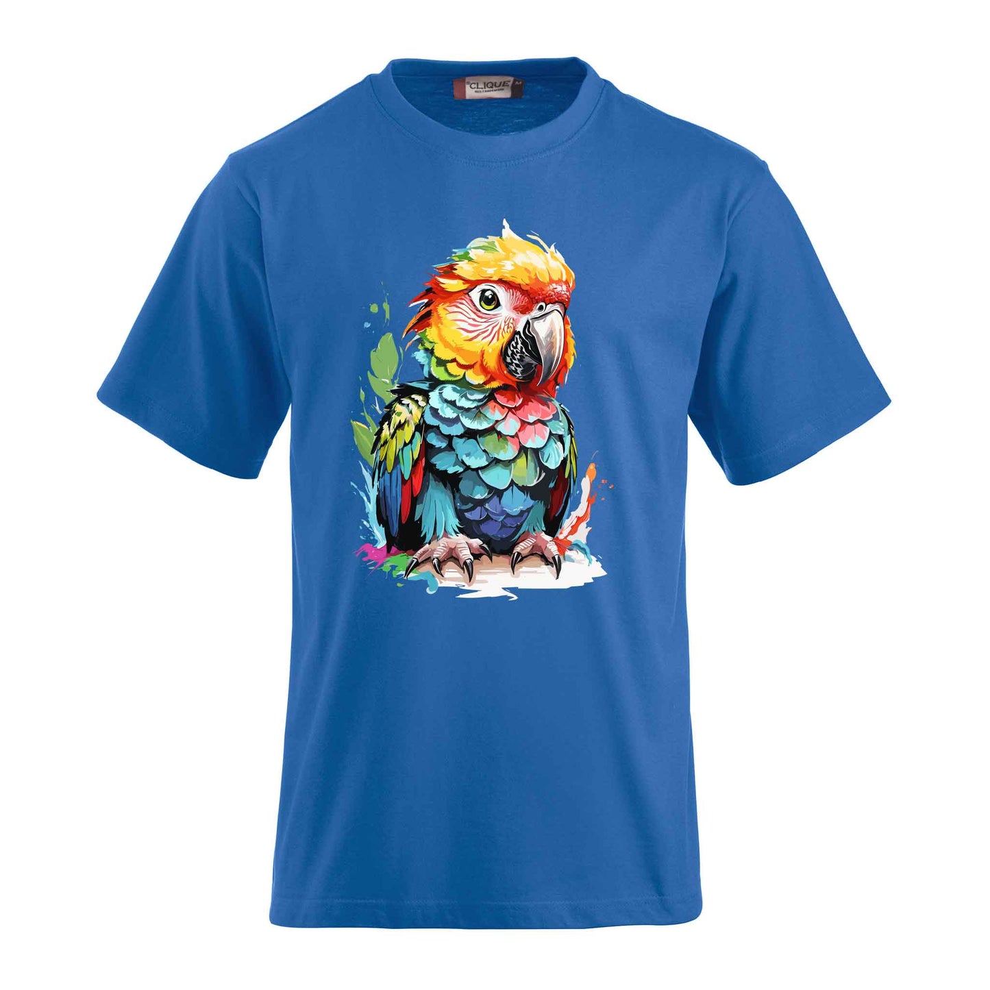 T-Shirt mit Design Nr3 – Hochwertiger Druck, kleiner Papagei, ideal für Vogelliebhaber