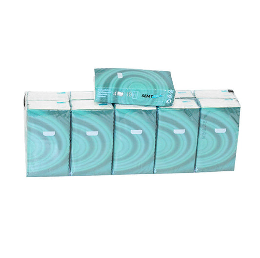Taschentücher, 4-lagig, Zellstoff hochweiß, 300 Pack à 10 Taschentücher