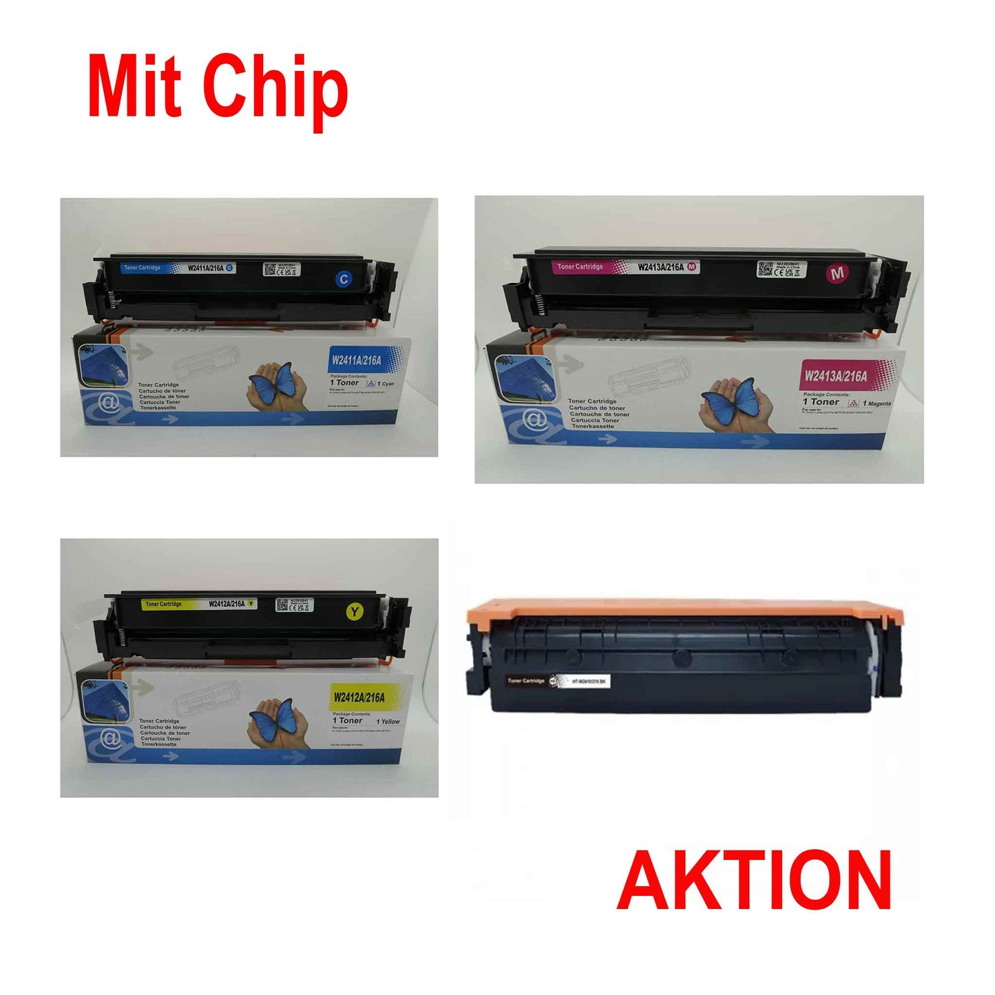 Kompatible Toner W2410A / W2411A / W2412A / W2413A (216A) –