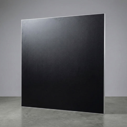 Wandkreidetafel ohne Rahmen 120×120 cm – Indoor | Einzelstücke (B-Ware)