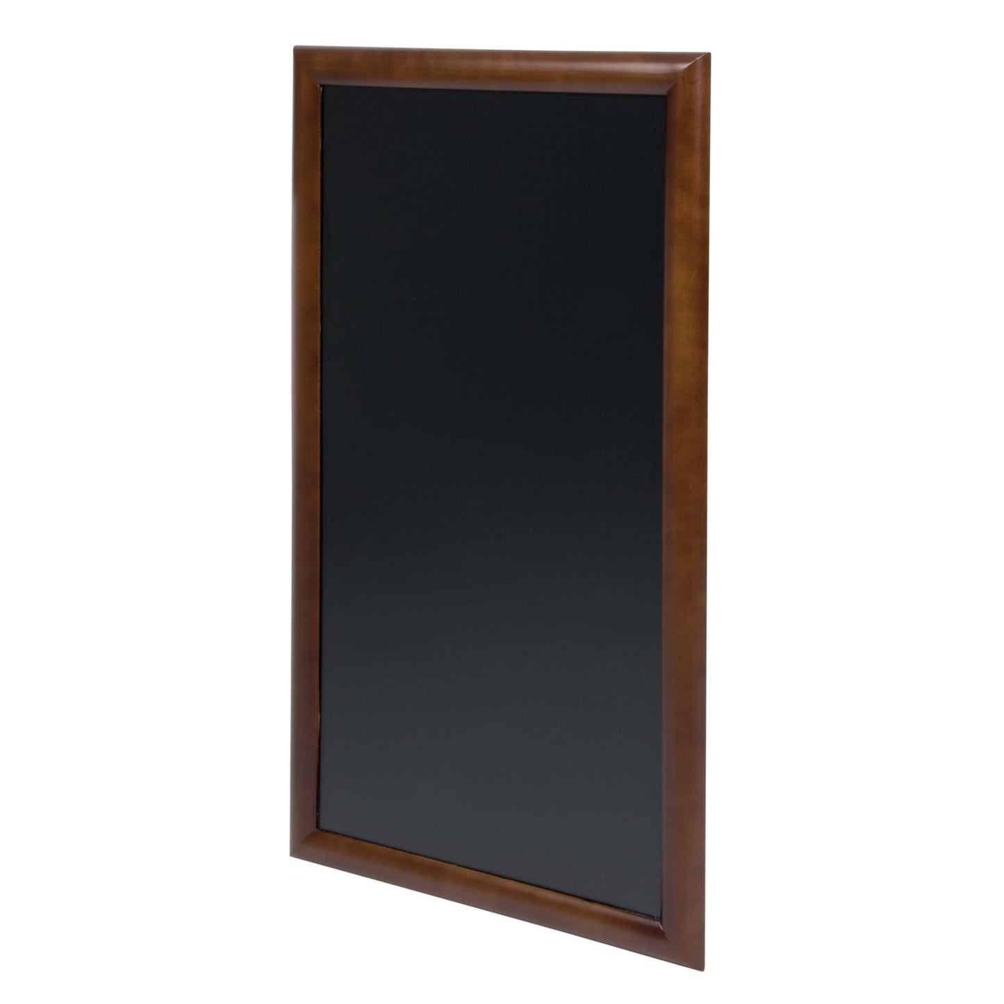 Securit® Wandkreidetafel "Long", Holzrahmen Dunkelbraun, 56x100cm, Outdoor