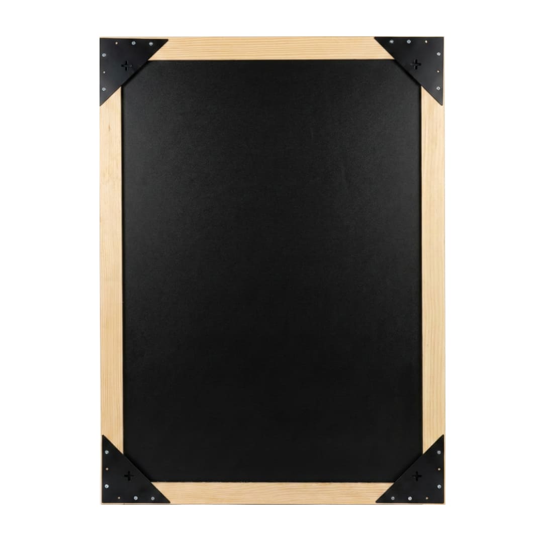Wandkreidetafel magnetisch 51 × 68 cm, Holzrahmen Natur – B-Ware / Abverkauf / Einzelstücke