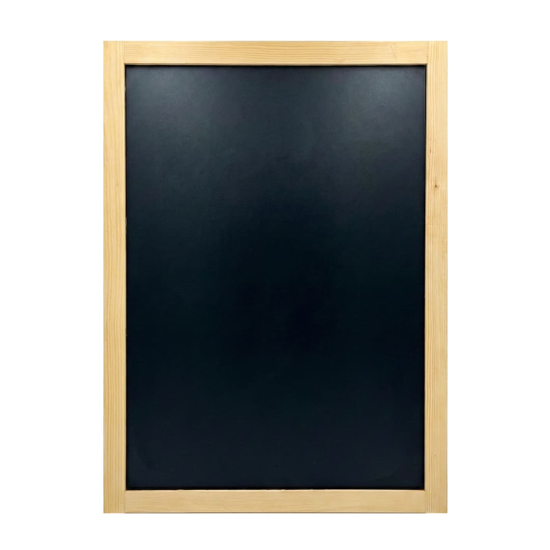 Wandkreidetafel magnetisch 30 × 38 cm, Holzrahmen Natur – B-Ware / Abverkauf