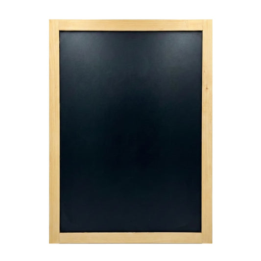 Wandkreidetafel magnetisch 51 × 68 cm, Holzrahmen Natur – B-Ware / Abverkauf / Einzelstücke