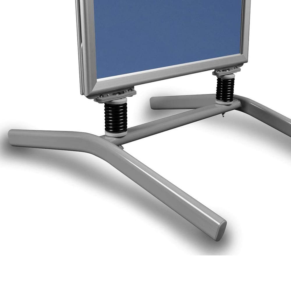 Kundenstopper Alu, Windbreaker DIN A1, Silber, Outdoor