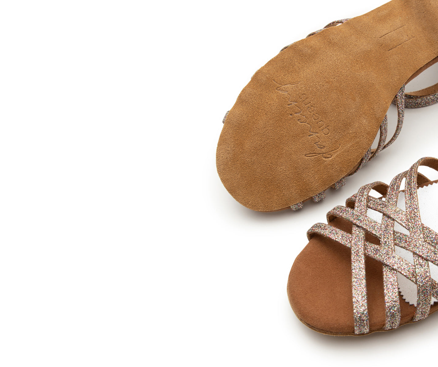 Joy Tanzschuhe in Multiglitter Mikrofaser