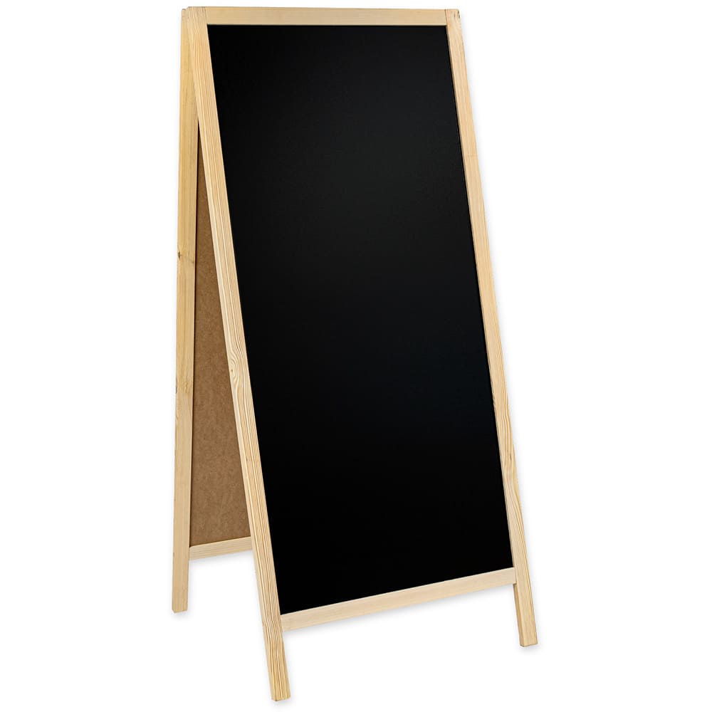 XXL Holz Kundenstopper "ColorFrame" 160x72cm, Indoor