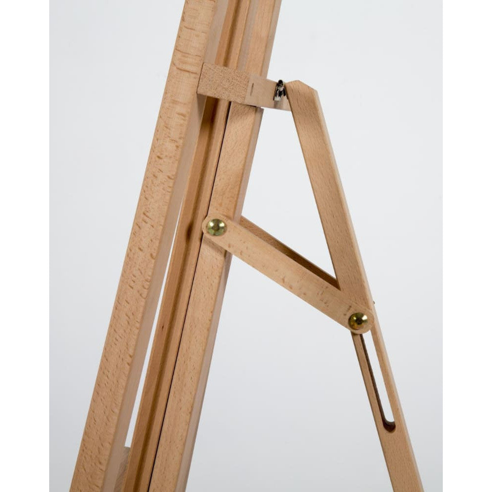 Holz Staffelei-Set "Art Easel" mit magnetischer A1 Kreidetafel, Buche