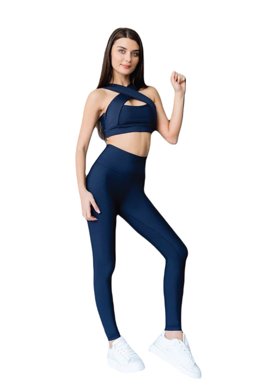 296 Extra High Waist Leggings in Navyblau