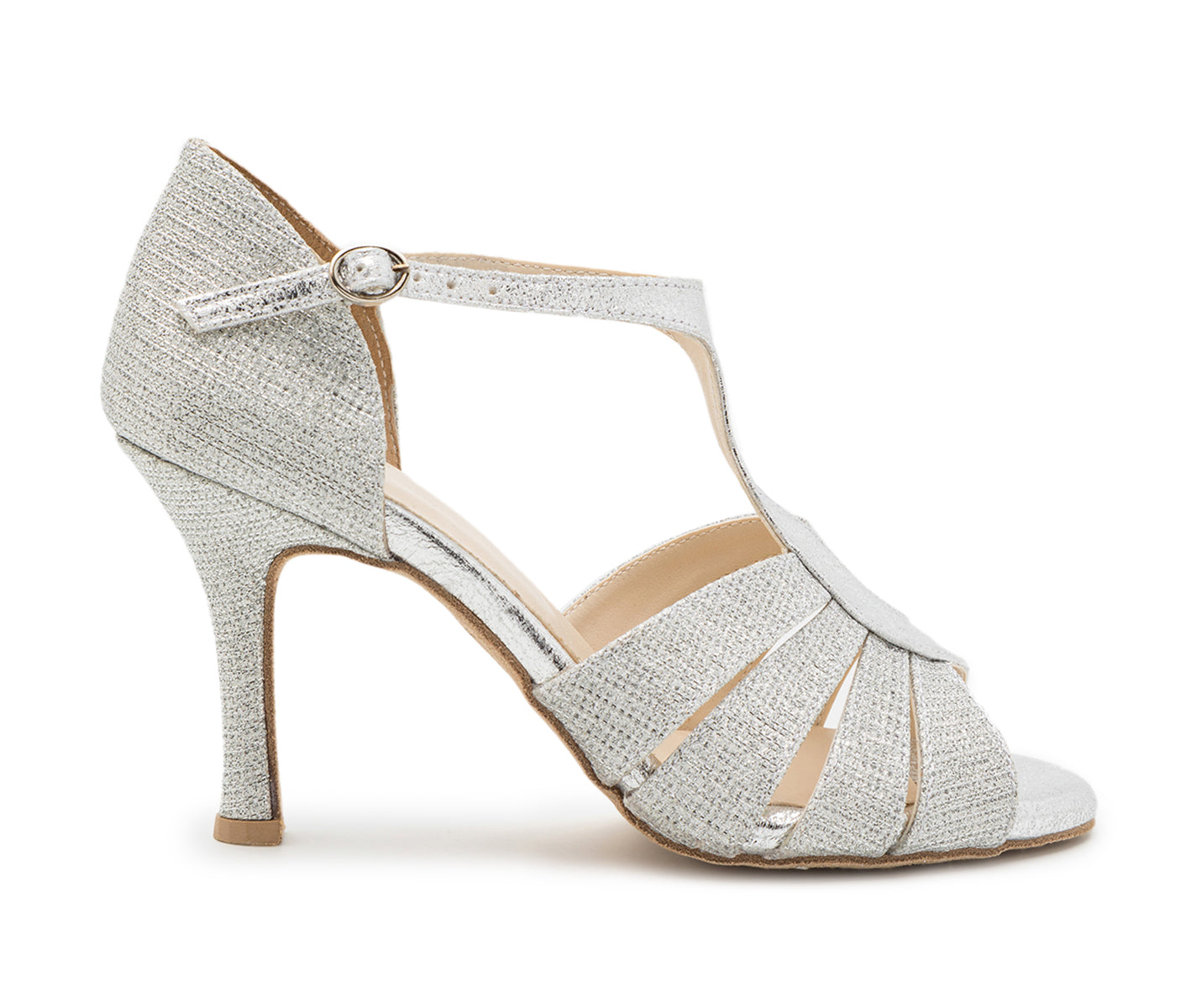 Glow Twinkle Tanzschuhe in Silber Glitter