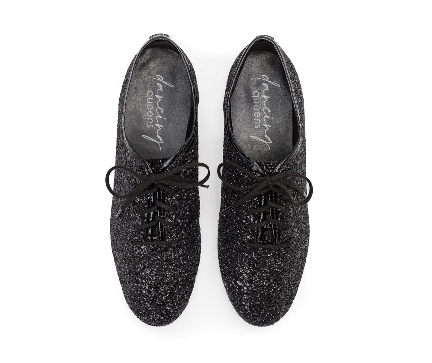 Flow Tanzschuhe in Schwarz Glitter