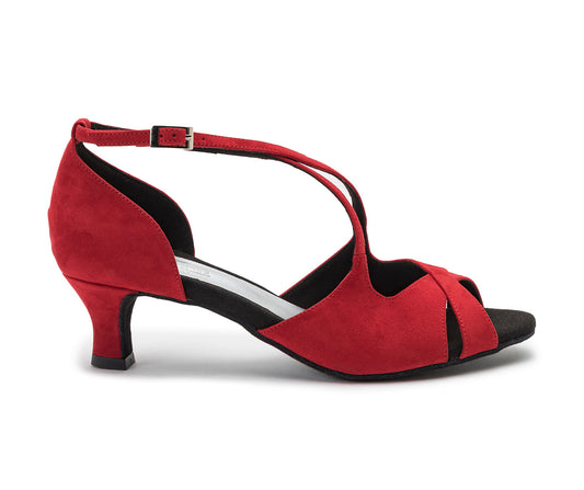 Grace Harmony Tanzschuhe in Rot Wildleder
