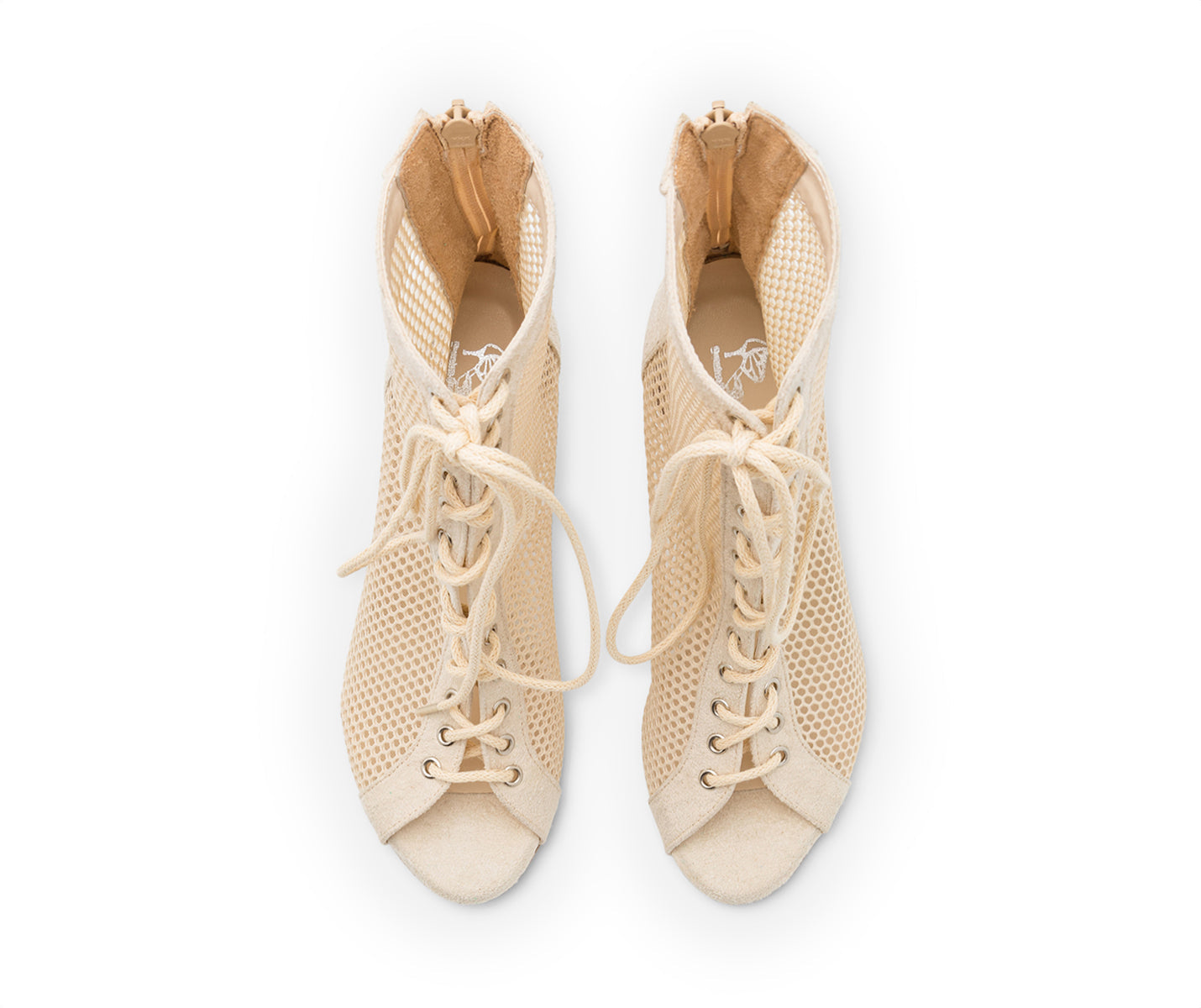 Magnet Aura Tanzschuhe in Beige Wildleder