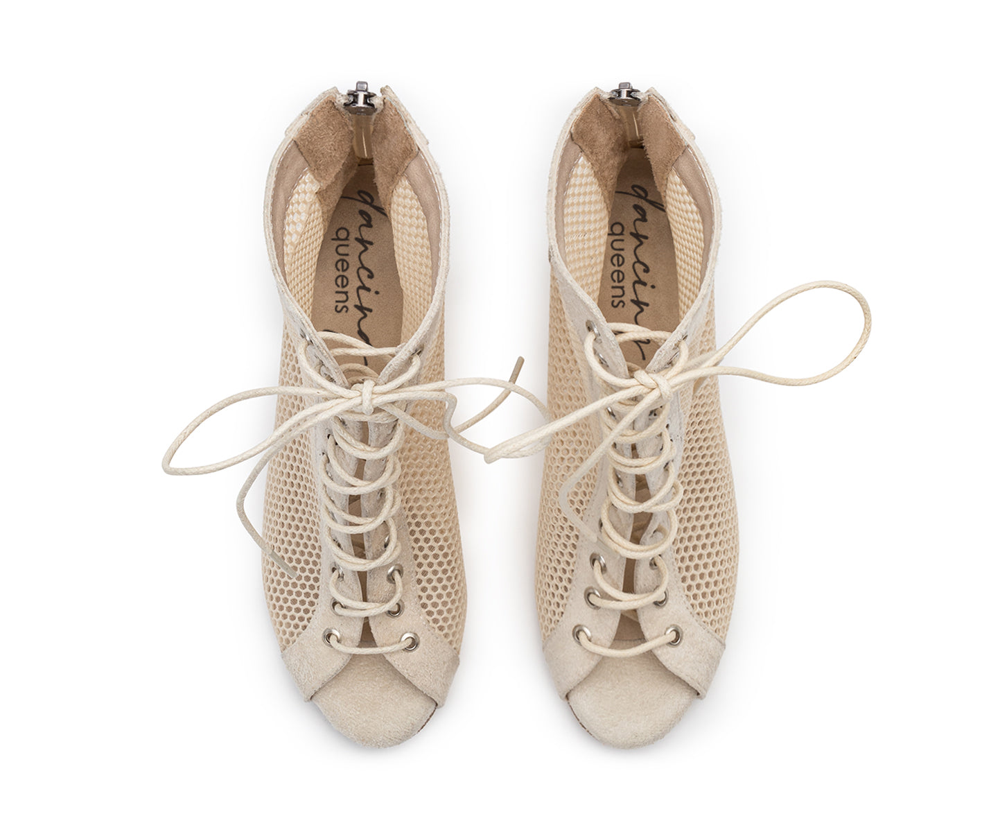 Magnet Aura Tanzschuhe in Beige Wildleder