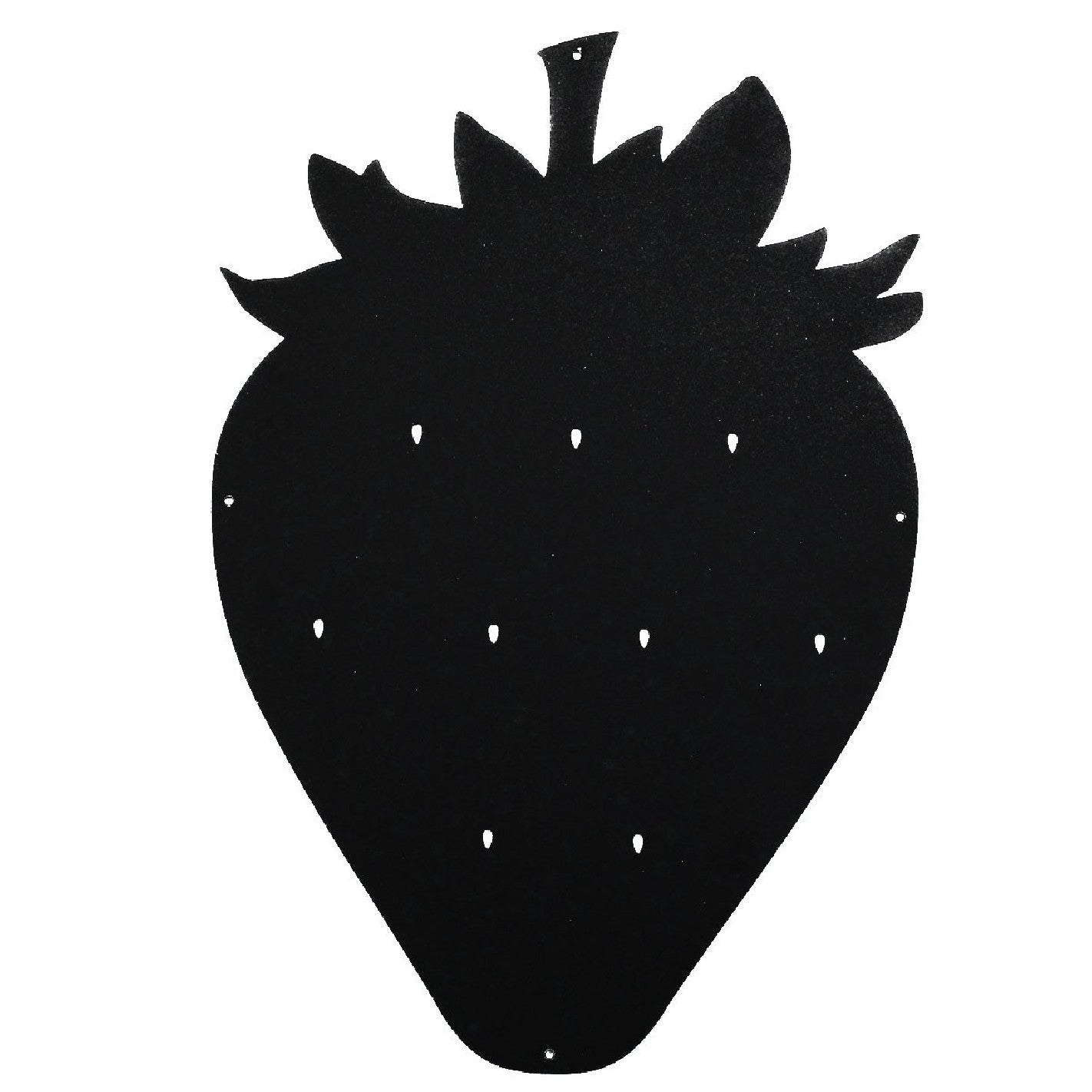 KalaMitica® Magnetische Kreidetafel "Erdbeere", 38x56cm, Schwarz/Anthrazit