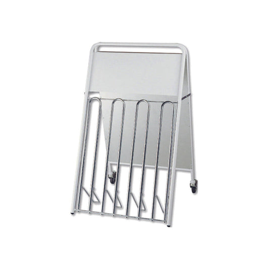 Kundenstopper Stahlrohr Fahrradständer Kombi, Outdoor