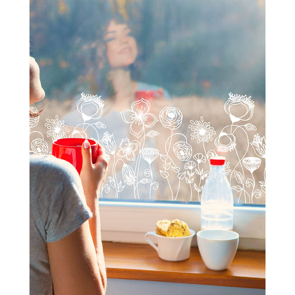 Securit® Fensterschablonen "Windoodle", Format: A3, Thema: Tiere, inkl. 1 Securit® Kreidestift, 3er Set